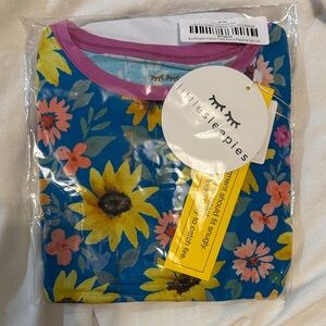 Little Sleepies Sunflower Fields two-piece long sleeve pjs